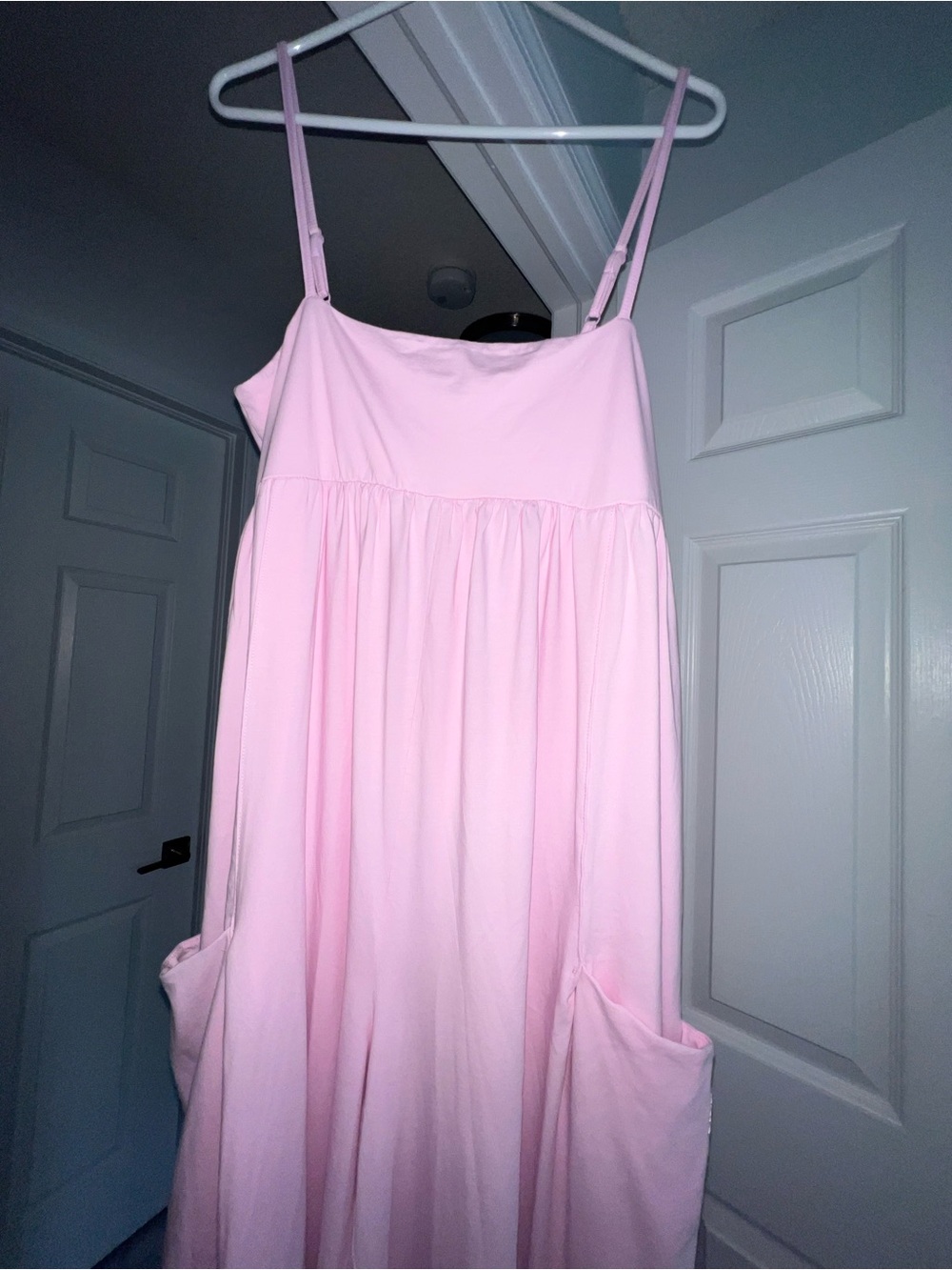 NWT Free People FP Movement Hot Shot Strappy Onesie Baby Pink Size: Large - Picture 2 of 12